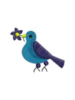 Beauty Bird Applique Embroidery -20006