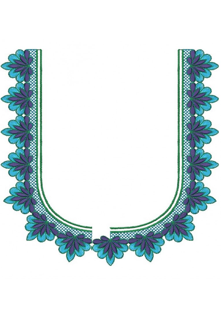 South Indian Blouse Embroidery Design -J010