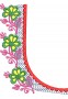 South Indian Blouse Embroidery Design -J011