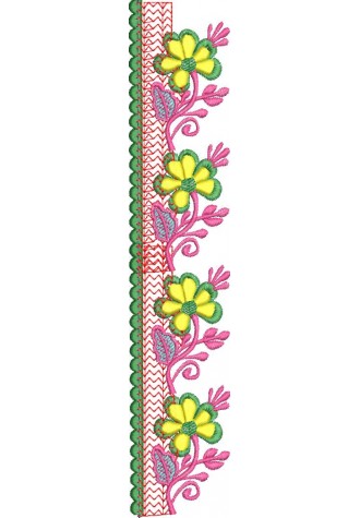 South Indian Blouse Embroidery Design -J011