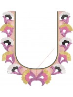 South Indian Blouse Embroidery Design -J014