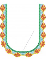 South Indian Blouse Embroidery Design -J015