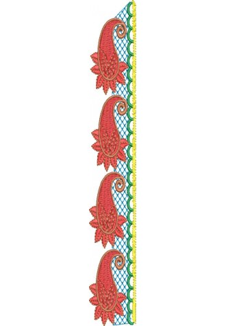 South Indian Blouse Embroidery Design -J021