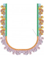 South Indian Blouse Embroidery Design -J023