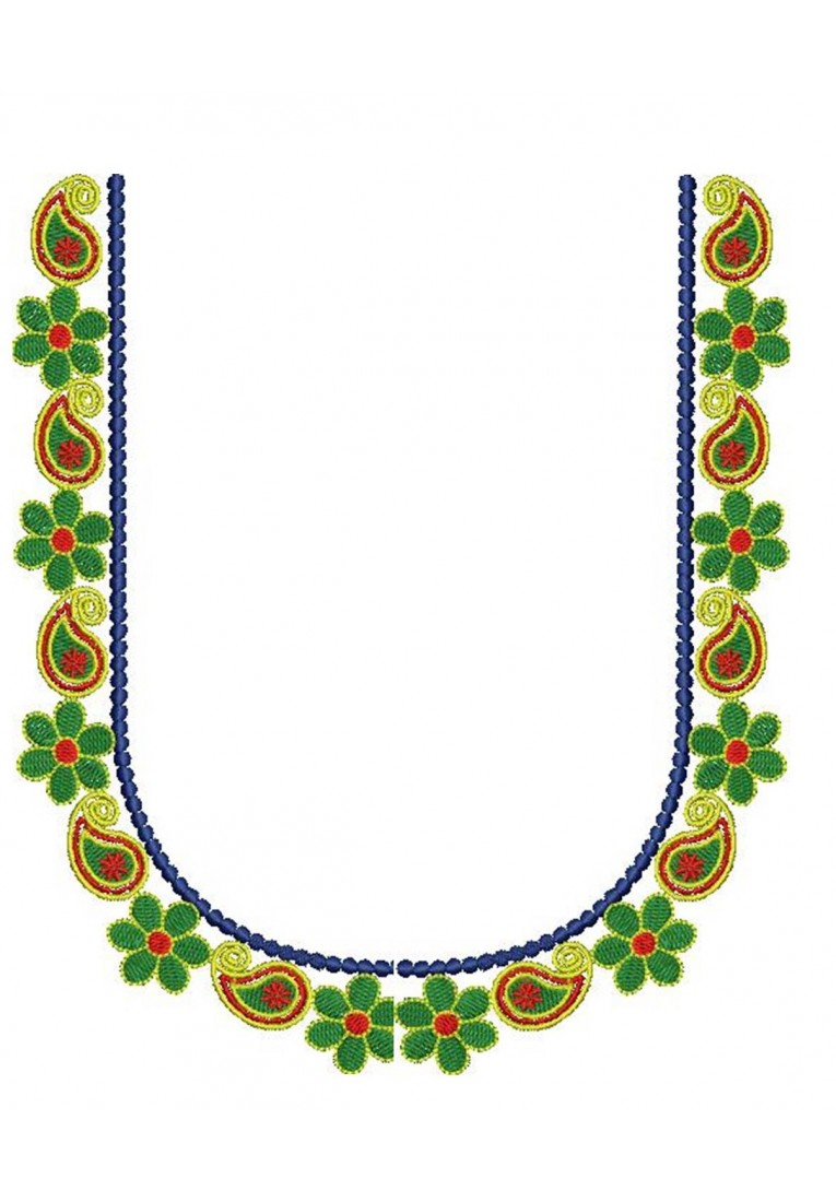 South Indian Blouse-leaf design -003