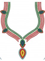 South Indian Blouse Embroidery Design -J008