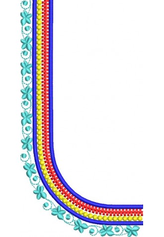 South Indian Blouse Embroidery Design -10064