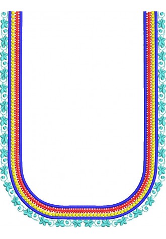 South Indian Blouse Embroidery Design -10064