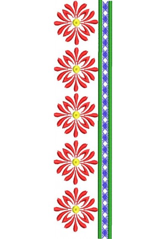 South Indian Blouse Embroidery Design -10089
