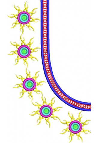 South Indian Blouse Embroidery Design -10153