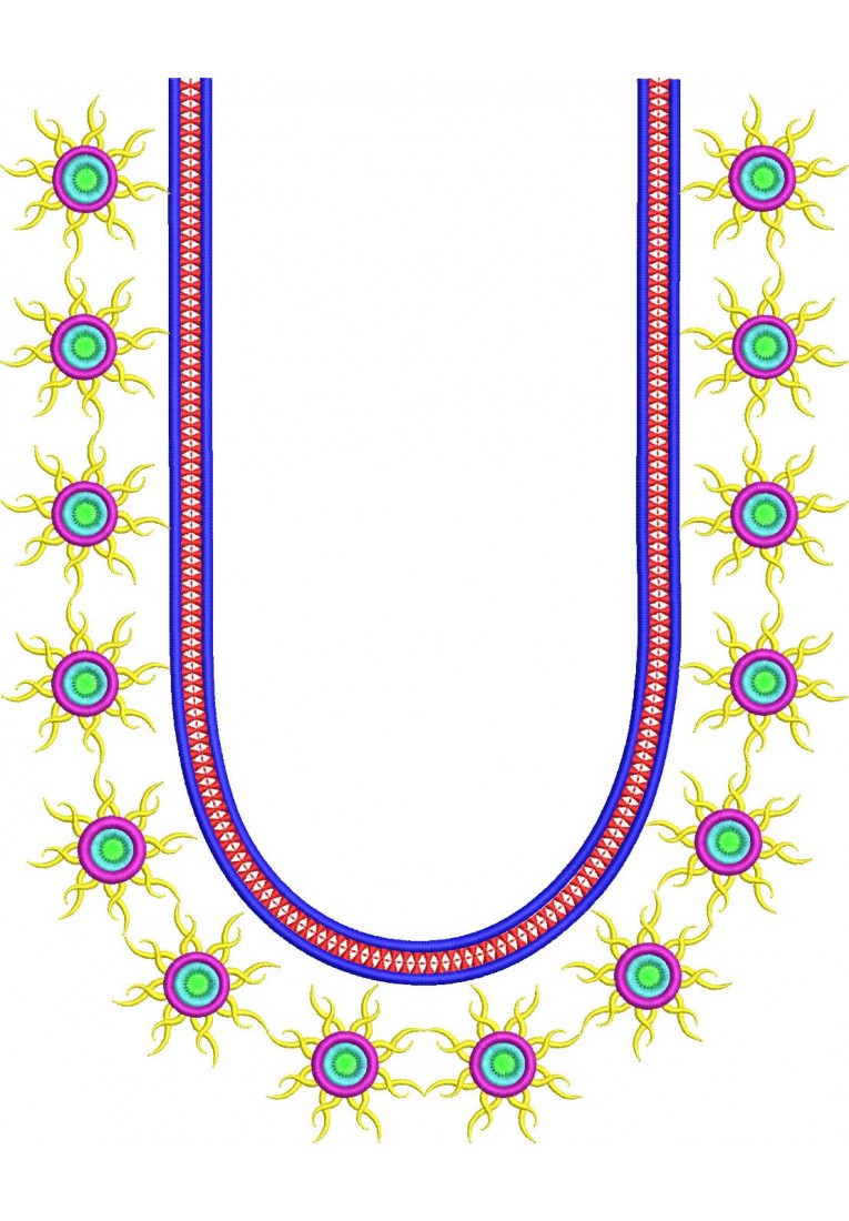 South Indian Blouse Embroidery Design -10153