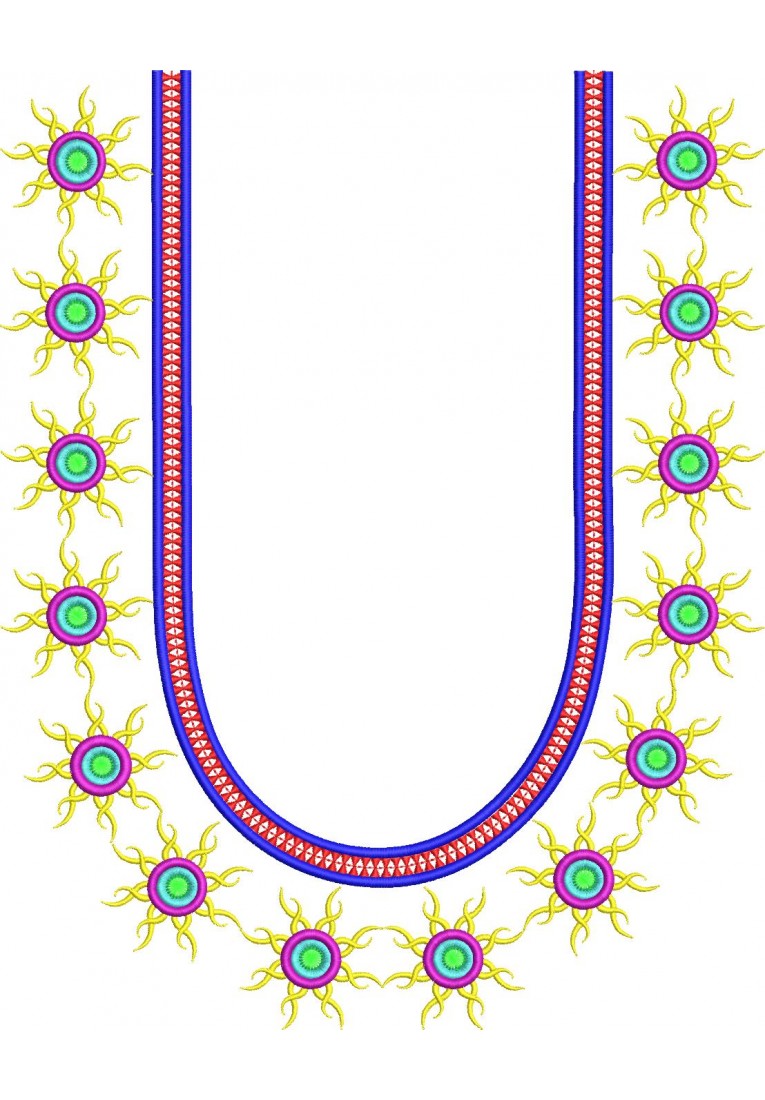 South Indian Blouse Embroidery Design -10153