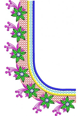 South Indian Blouse Embroidery Design -10188