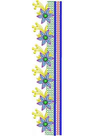 South Indian Blouse Embroidery Design -10188