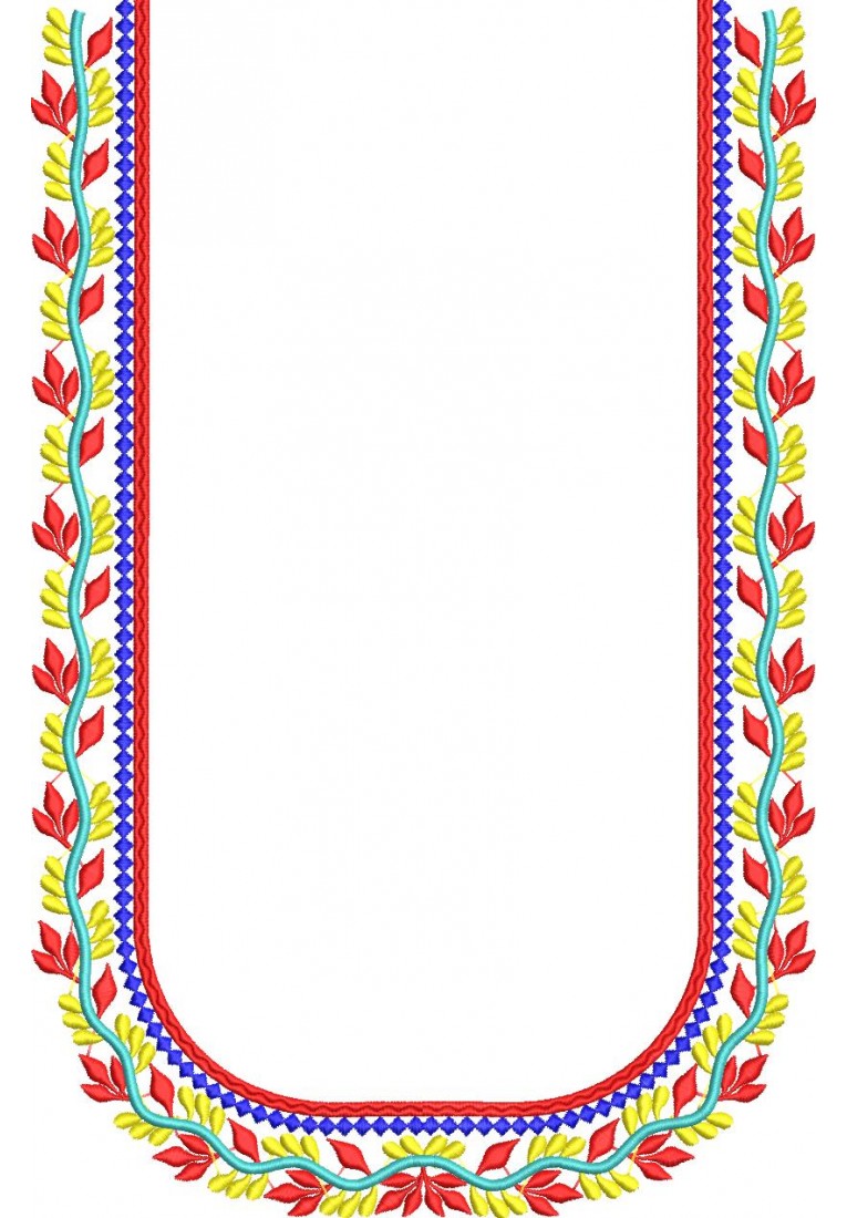 South Indian Blouse Embroidery Design -10311