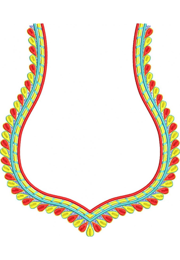 South Indian Blouse Embroidery Design -10330