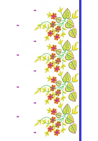 South Indian Blouse Embroidery Design -10333