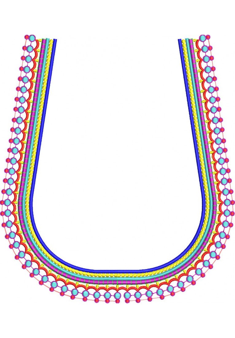 South Indian Blouse Embroidery Design -10346