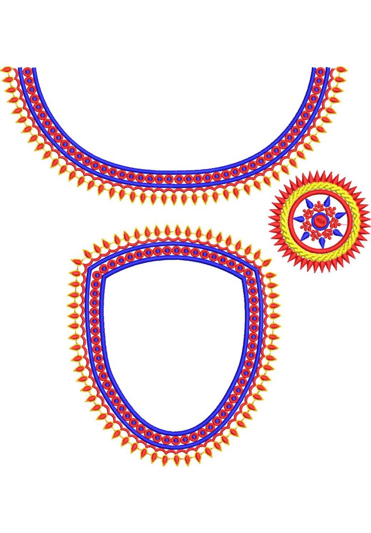 South Indian Blouse Embroidery Design -10360