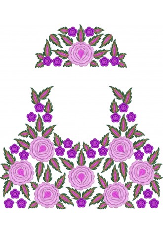 Choli Embroidery Design-BL0001