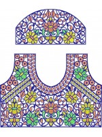 Choli Embroidery Design-BL0008