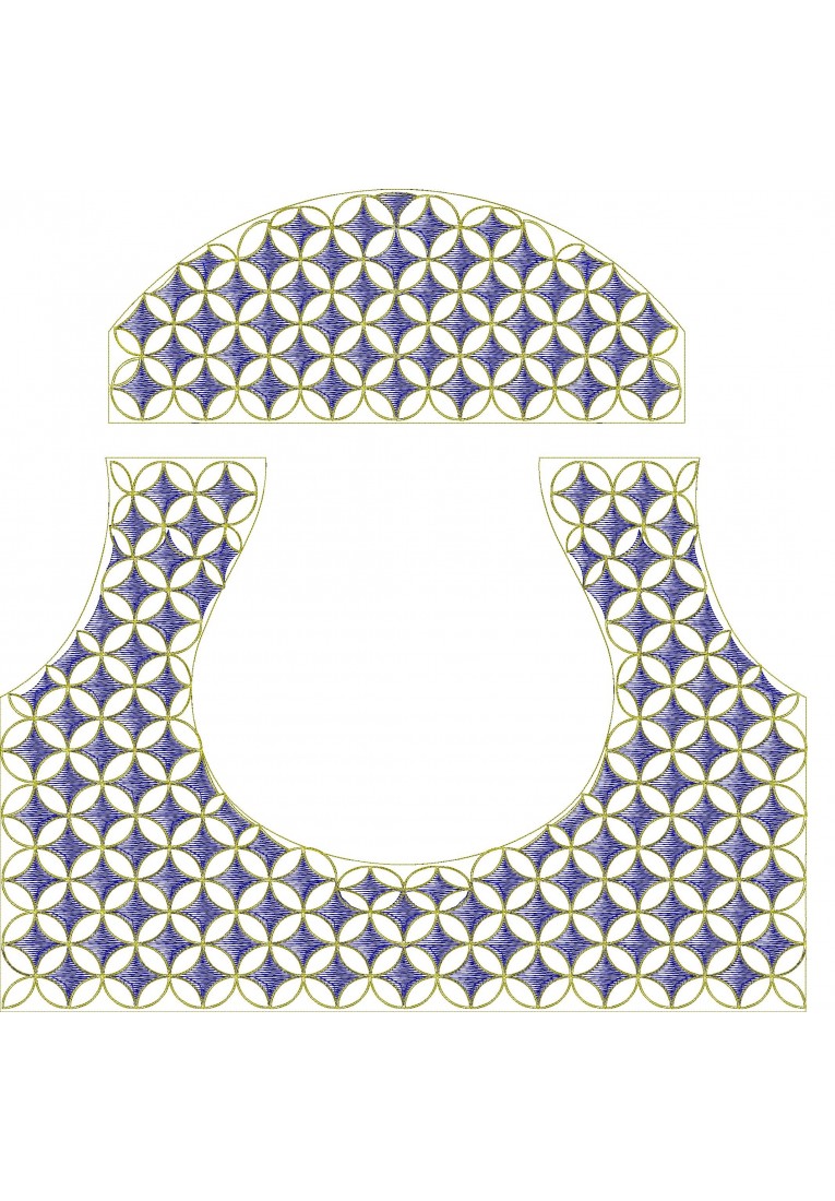 Choli Embroidery Design-BL0033