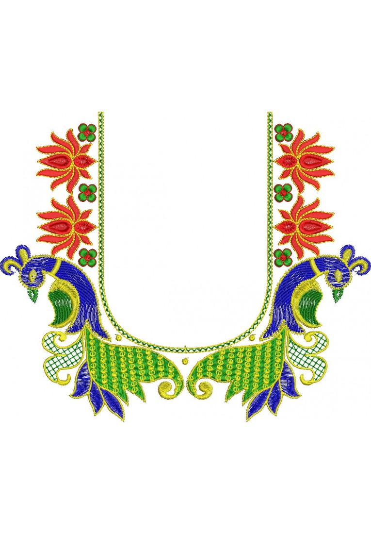 Kid Blouse Neck Design-KD10010