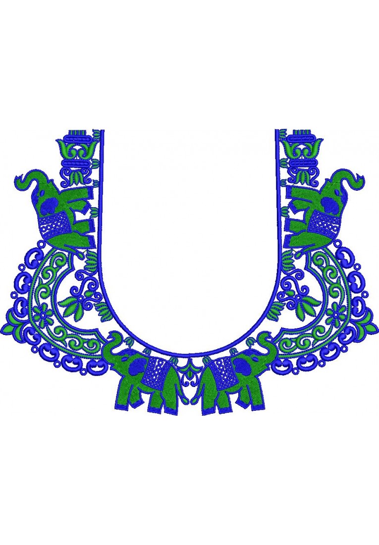 Kid Blouse Neck Design-KD10014