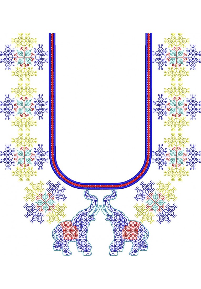 South Indian Blouse Katchu Embroidery -K10018