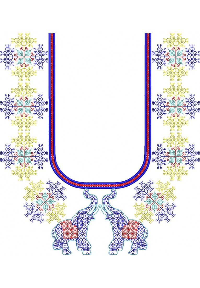 South Indian Blouse Katchu Embroidery -K10018