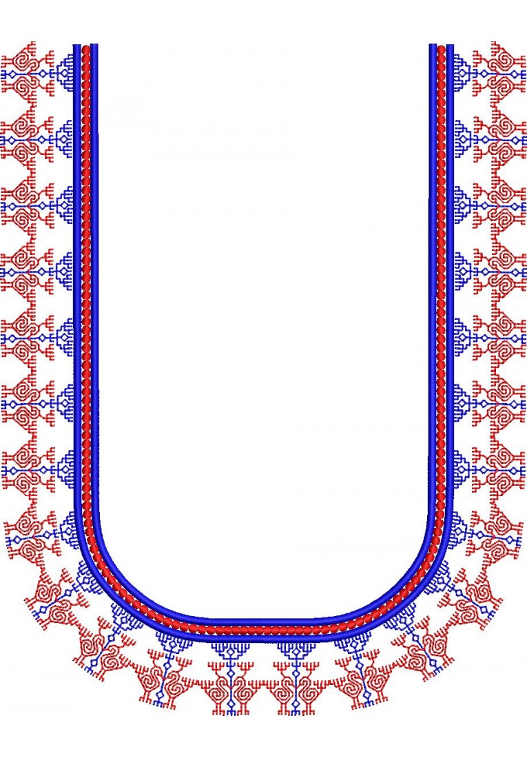 South Indian Blouse Katchu Embroidery -K10021