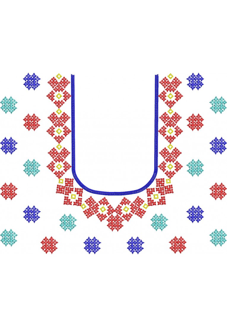 South Indian Blouse Katchu Embroidery -K10025