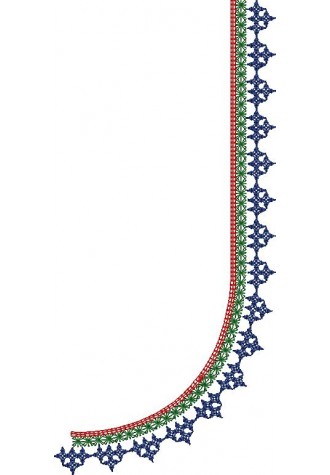 South Indian Blouse Katchu Embroidery -K10037