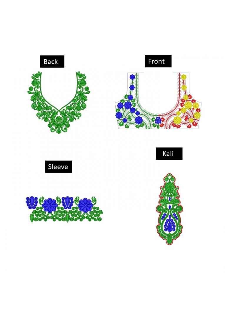 Lehenga Choli Machine Embroidery Design 600104  Lehenga Choli Machine Embroidery Design 600104