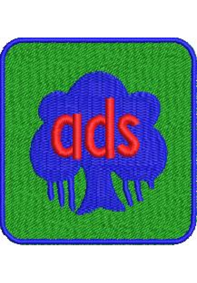 ADS Super market Logo Embroidery