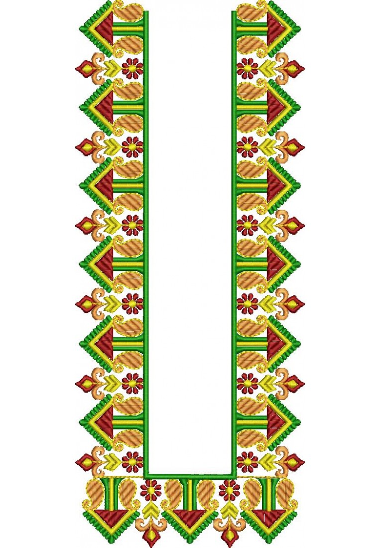 Kurta For Men Neck Embroidery Design MN10013