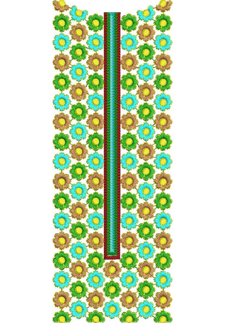 Kurta For Men Neck Embroidery Design MN10015