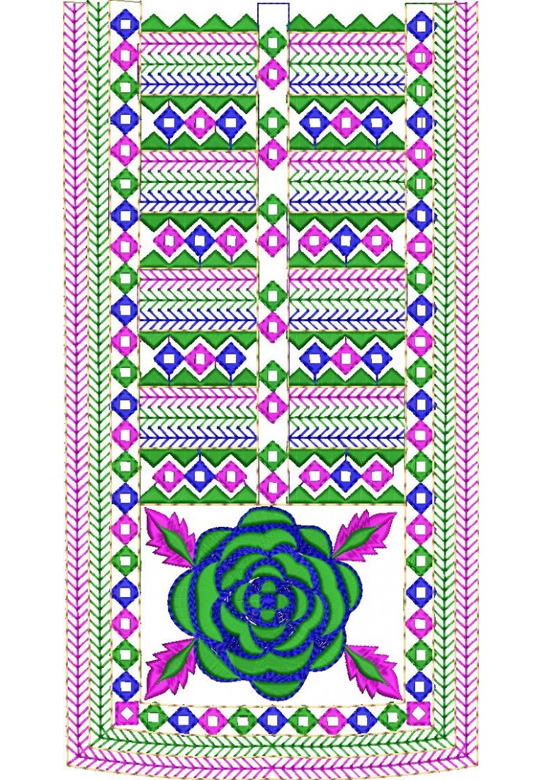 Kurta For Men Neck Embroidery Design MN10018