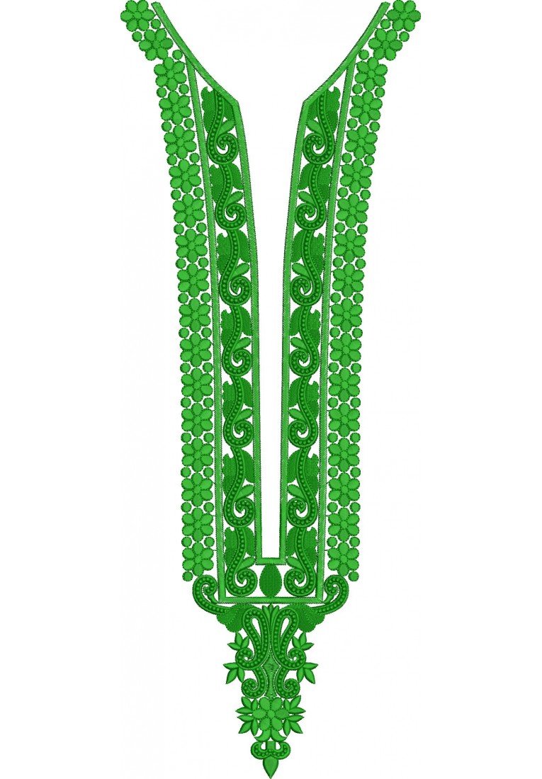 Kurta For Men Neck Embroidery Design MN10020