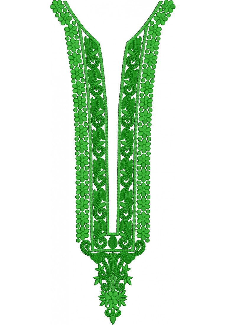 Kurta For Men Neck Embroidery Design MN10020