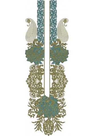 Kurta For Men Neck Embroidery Design MN10025