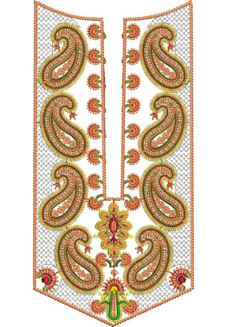 Kurta For Men Neck Embroidery Design MN10030