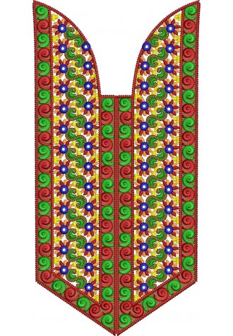 Kurta For Men Neck Embroidery Design MN10033