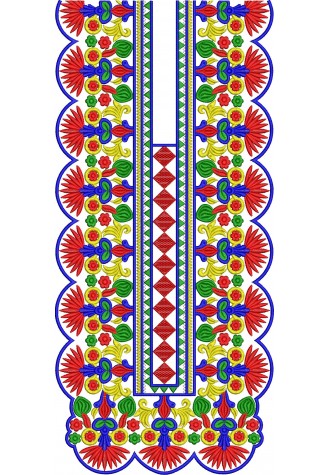 Kurta For Men Neck Embroidery Design MN10040