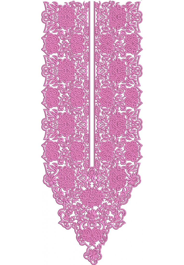 Kurta For Men Neck Embroidery Design MN10048