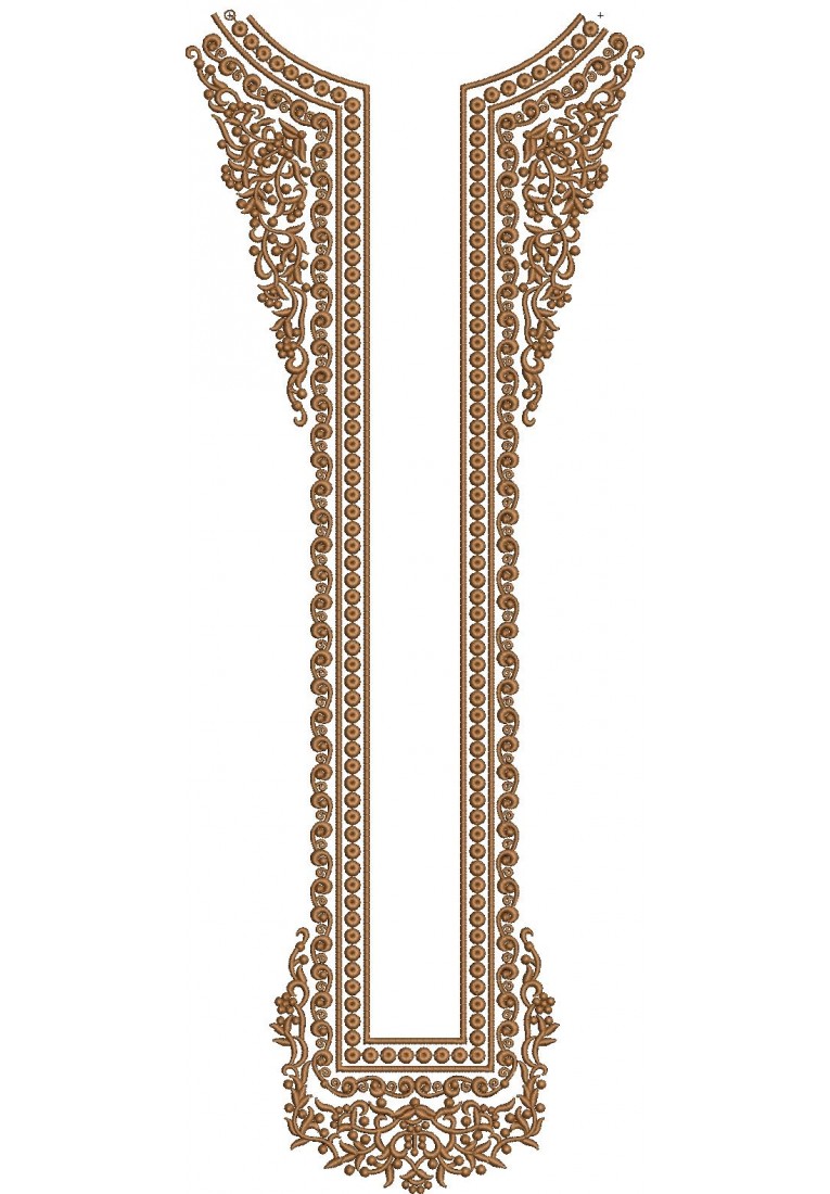 Kurta For Men Neck Embroidery Design MN10055