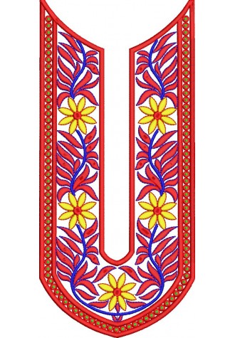 Kurta For Men Neck Embroidery Design MN10069