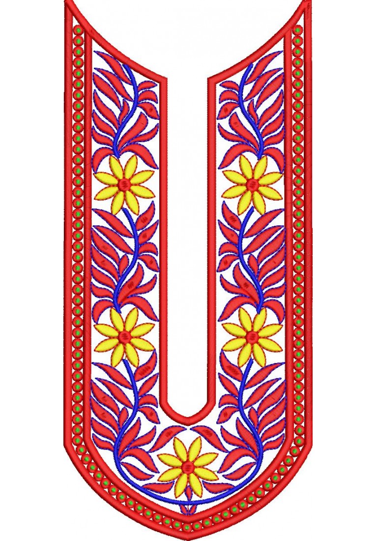 Kurta For Men Neck Embroidery Design MN10069
