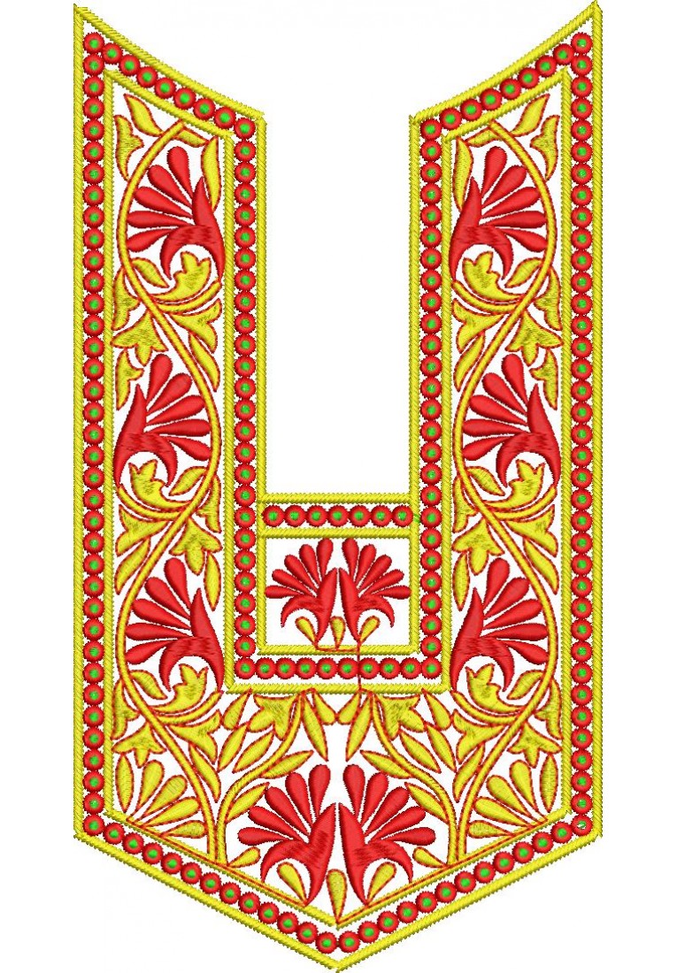 Kurta For Men Neck Embroidery Design MN10070