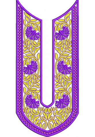 Kurta For Men Neck Embroidery Design MN10071